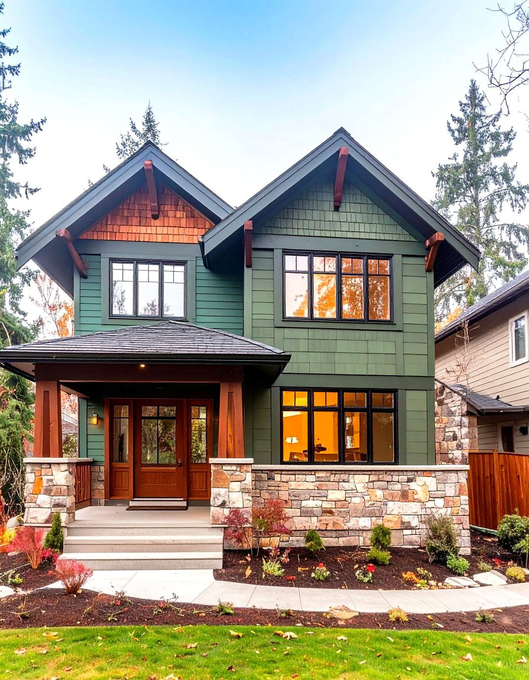 Modern Cottage House Exterior Fire Resistant Fiber Cement Panels - 20 modern cottage house exterior ideas