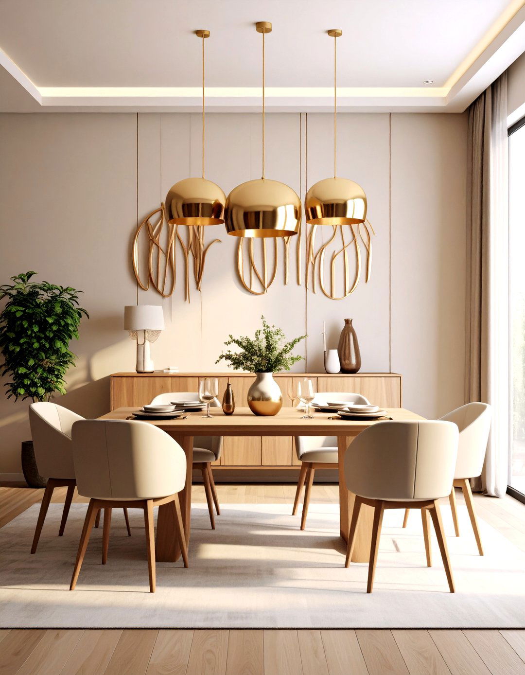 Modern Dining Room Wall Metal Art - 20 Dining Room Wall Decor Ideas