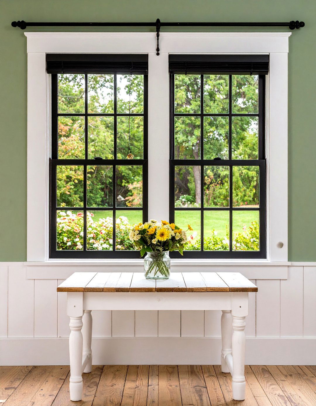 Modern Farmhouse Black Trim Windows - 20 Black Trim Interiors