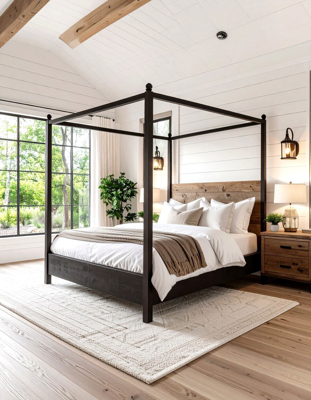 Modern Farmhouse Comfort Master Bedroom - 20 Master Bedroom Ideas