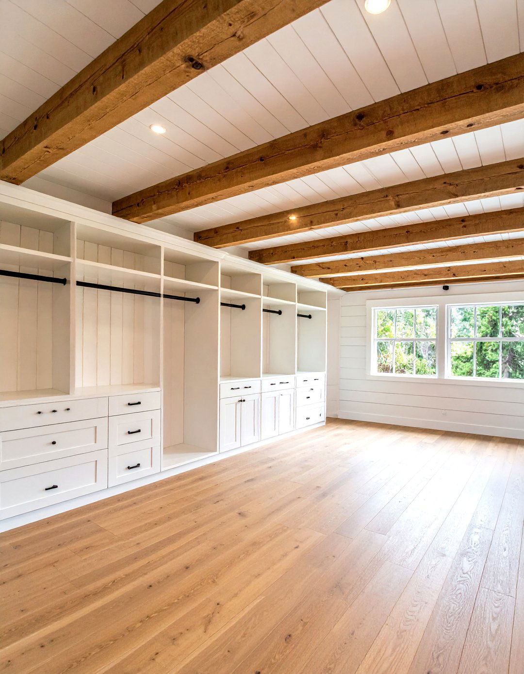 Modern Farmhouse Faux Foam Beams - 20 Decorative Ceiling Beam Ideas