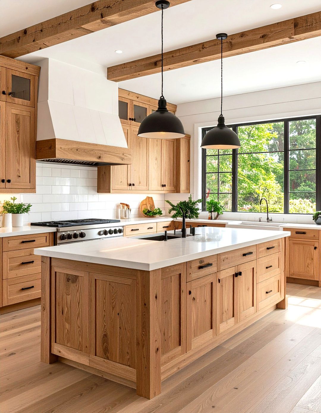 Modern Farmhouse Kitchen With White Appliances - 20 Kitchen With White Appliances Ideas
