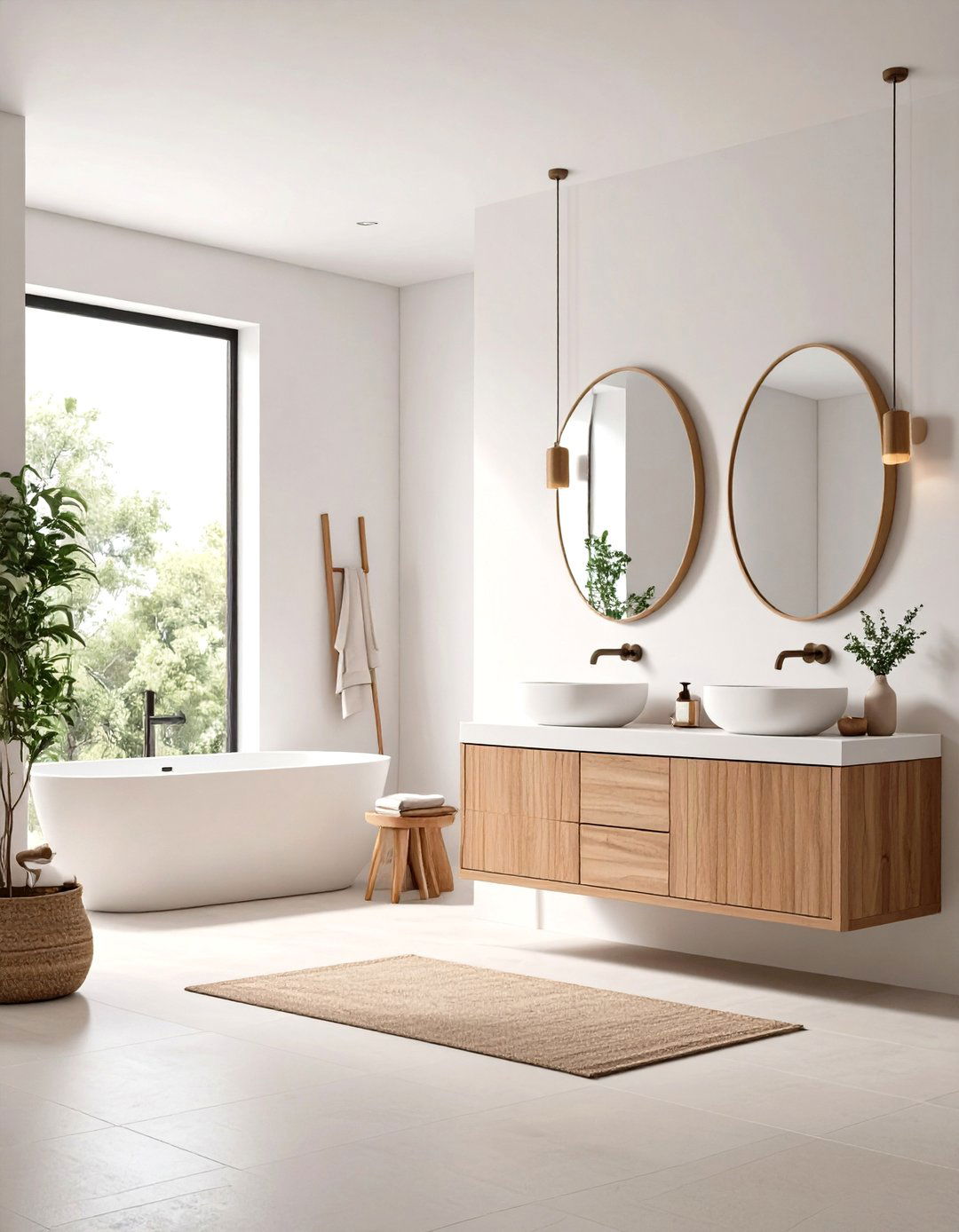 Modern Farmhouse Powder Room - 20 Powder Room Ideas