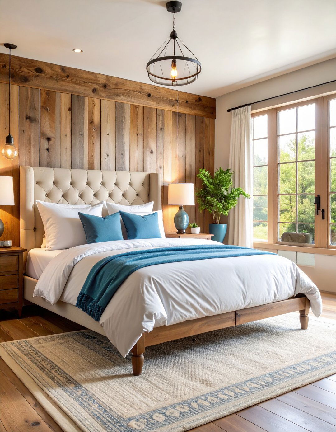 Modern Farmhouse Relaxing Bedroom - 20 Relaxing Bedroom Ideas