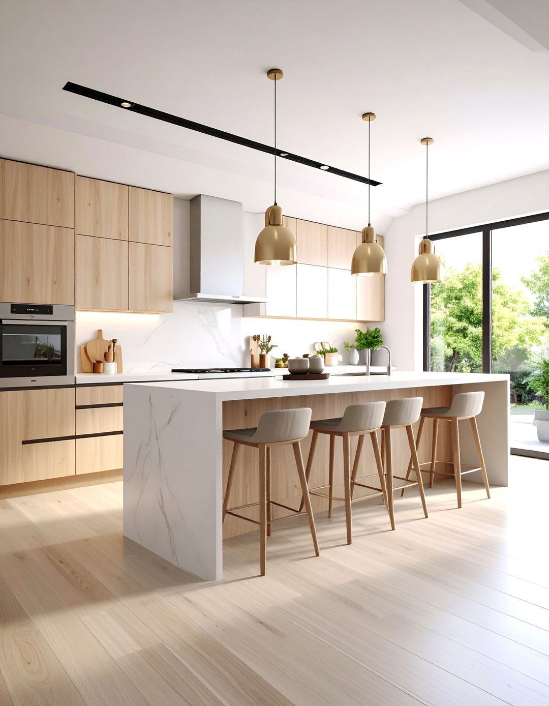 Modern Galley Kitchen Peninsula Extension - 20 Kitchen Peninsula Ideas