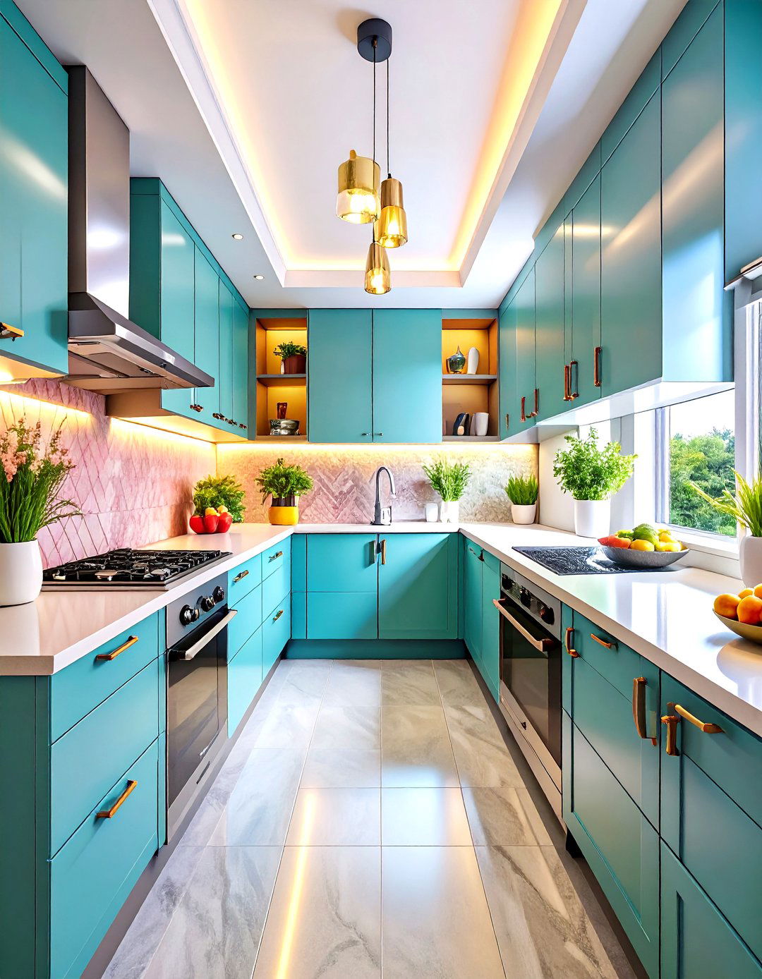 Modern Galley Kitchenette - 20 Kitchenette Ideas