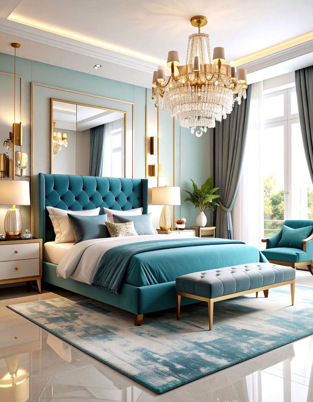 Modern Glam Bedroom Luxury - 20 Modern Bedroom Ideas