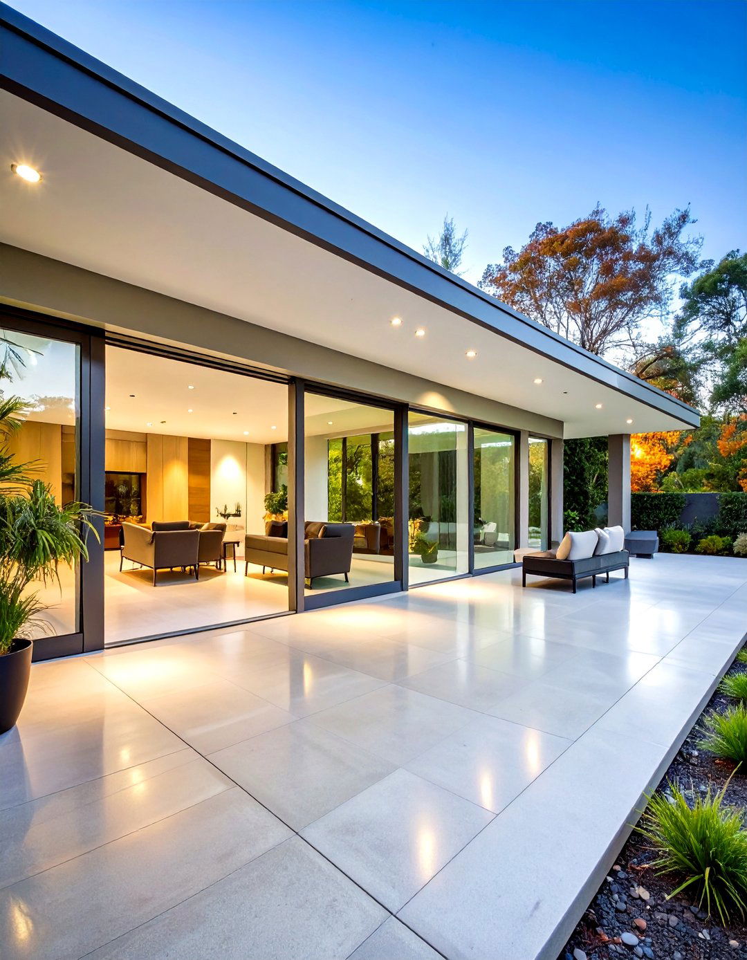 Modern Glass Enclosed Lanai Porch - 20 Lanai Porch Ideas