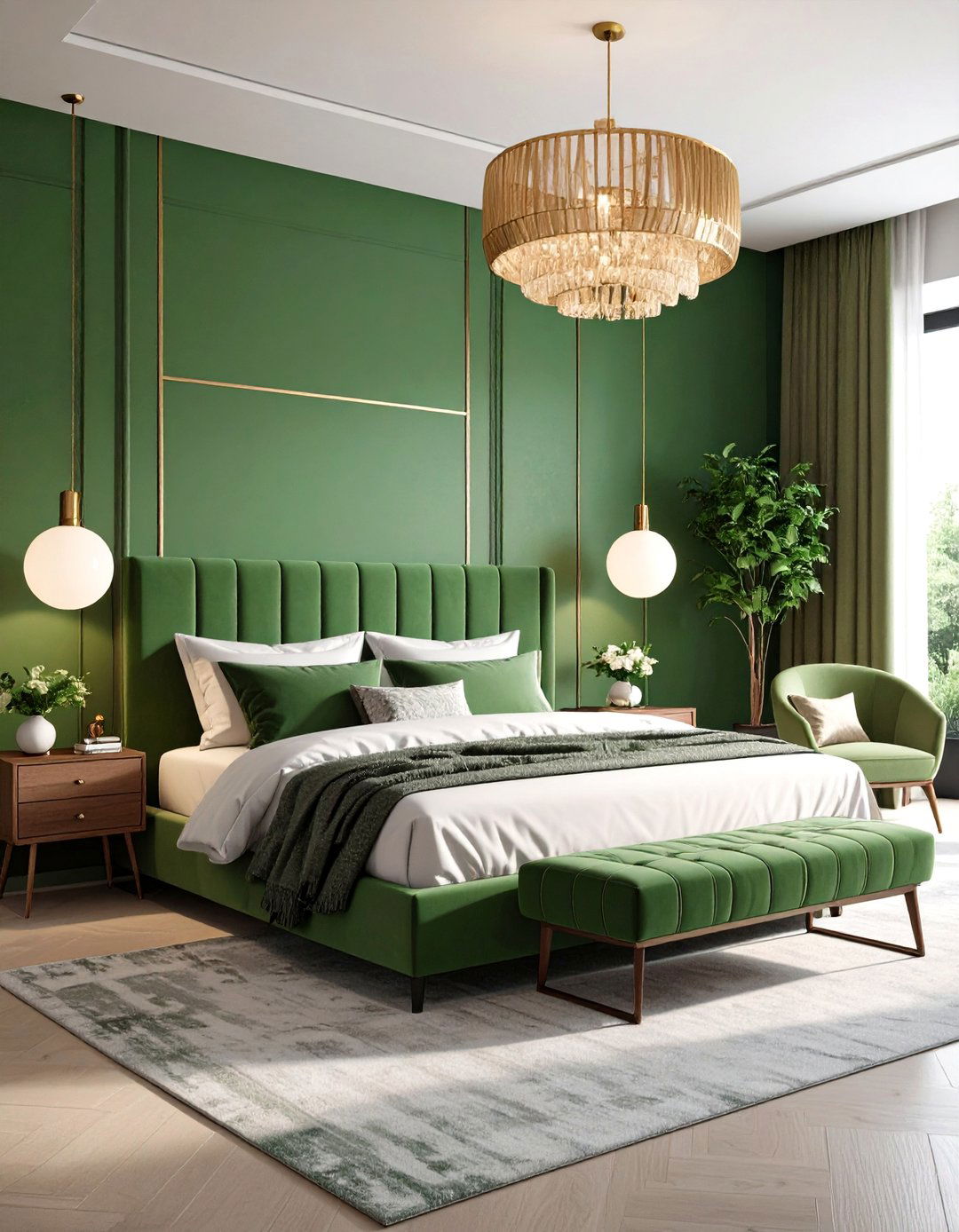 Modern Green Light Green Bedroom Sophistication - 20 Light Green Bedroom Ideas