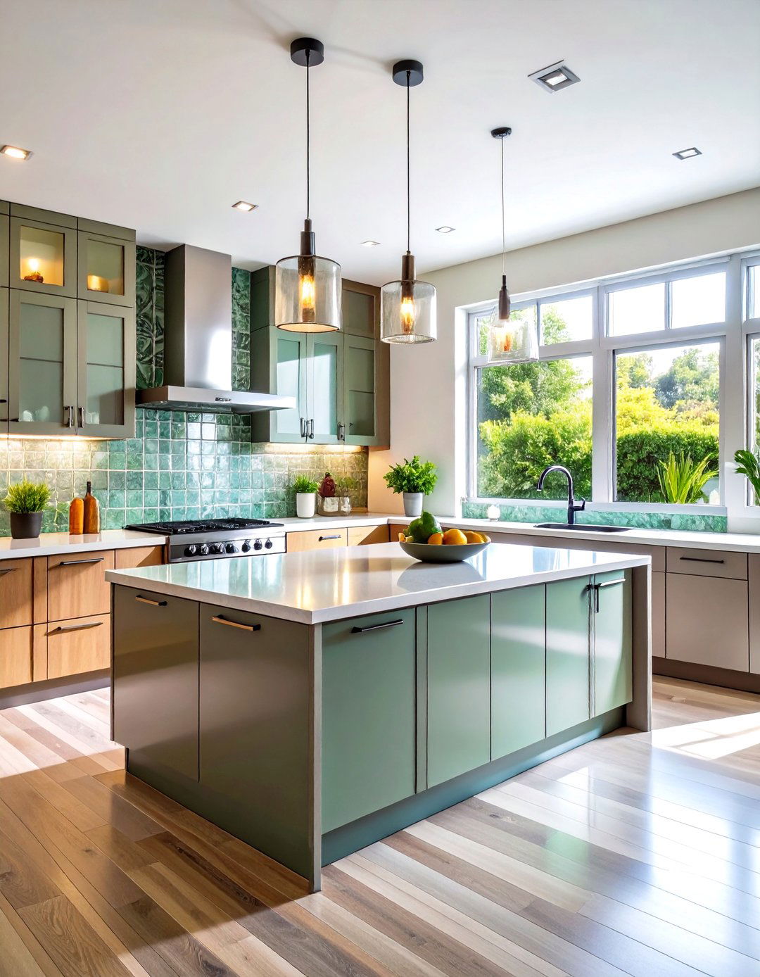 Modern Kitchen Backsplash Glass Tile Luminosity - 20 Modern Kitchen Backsplash Ideas