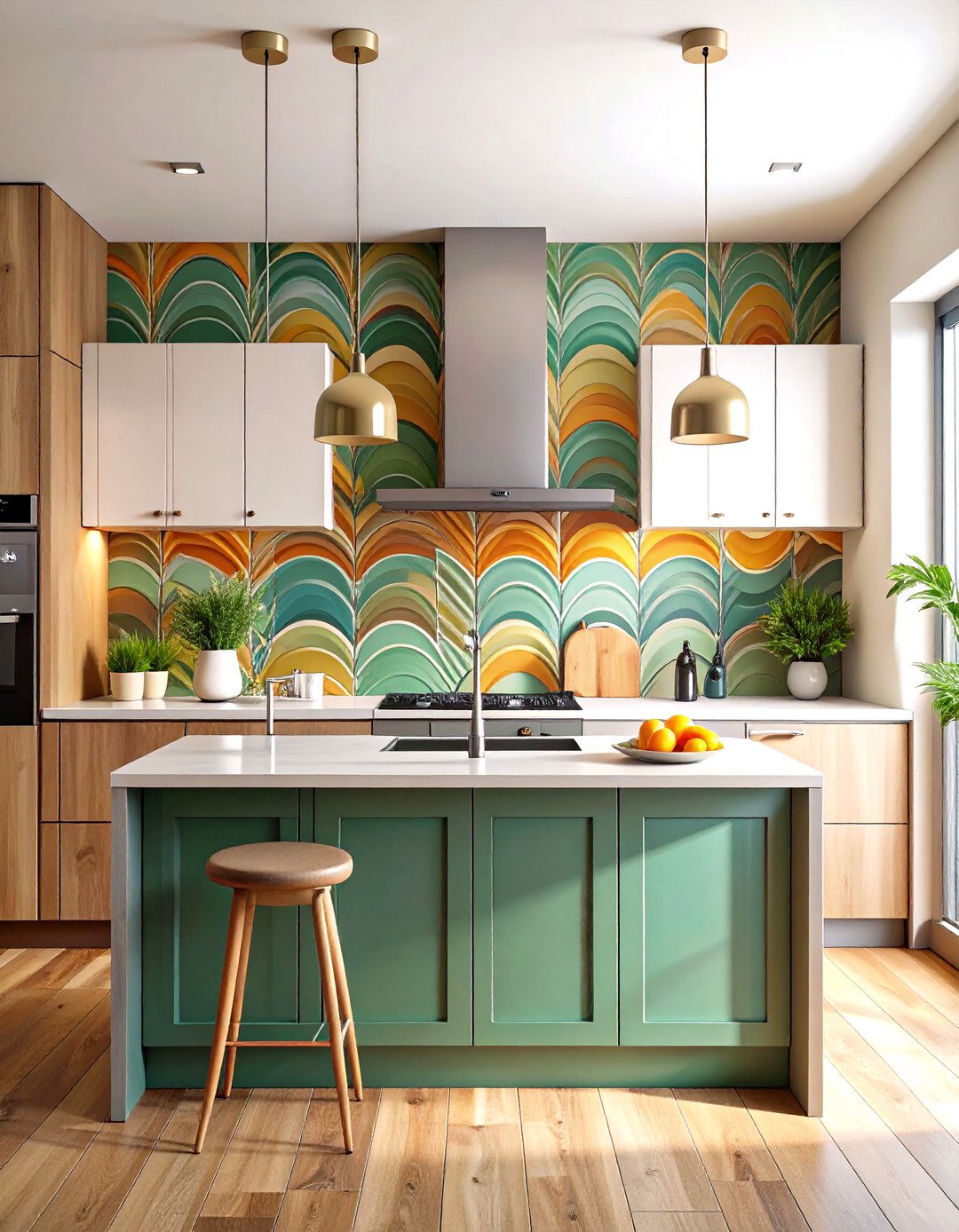 Modern Kitchen Backsplash Textured D Tile Design - 20 Modern Kitchen Backsplash Ideas