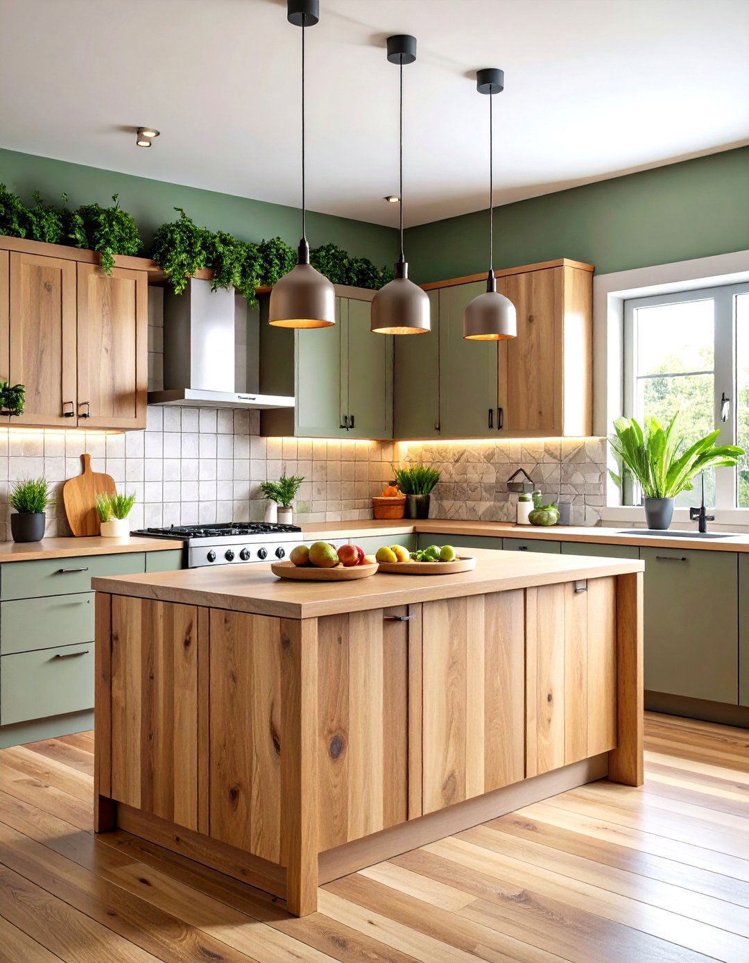 Modern Kitchen Backsplash Wood Look Tile Warmth - 20 Modern Kitchen Backsplash Ideas