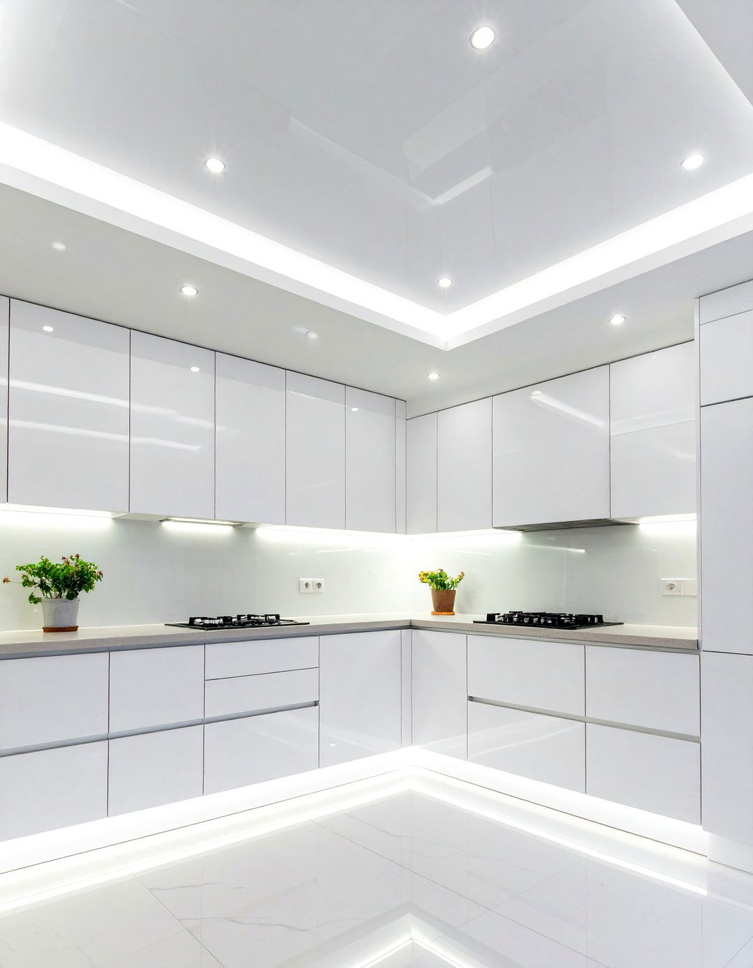 Modern Kitchen Ceiling Stretch Membrane - 20 Kitchen Ceiling Ideas