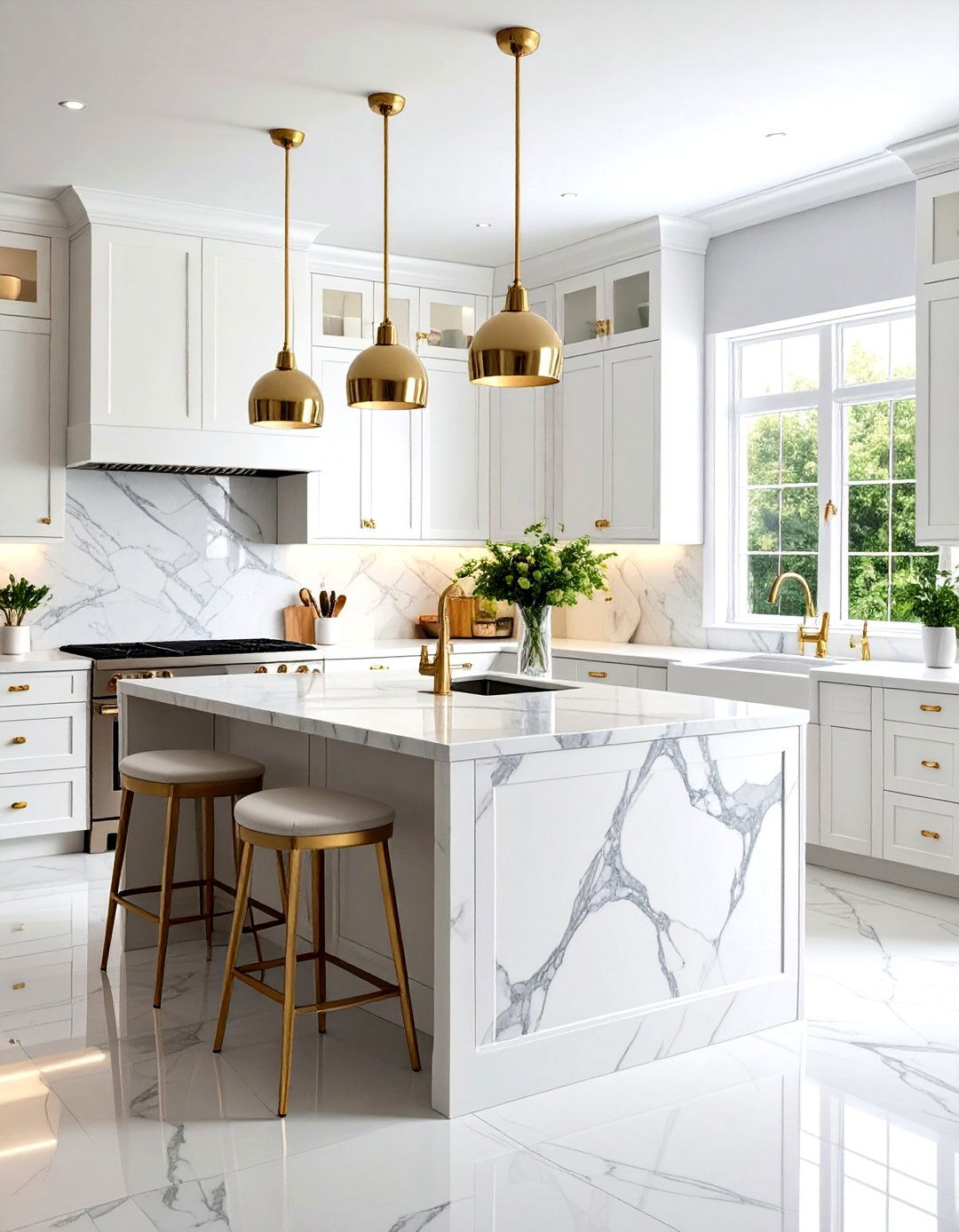 Modern Marble Kitchen Wallpaper Luxury - 20 Kitchen Wallpaper Ideas