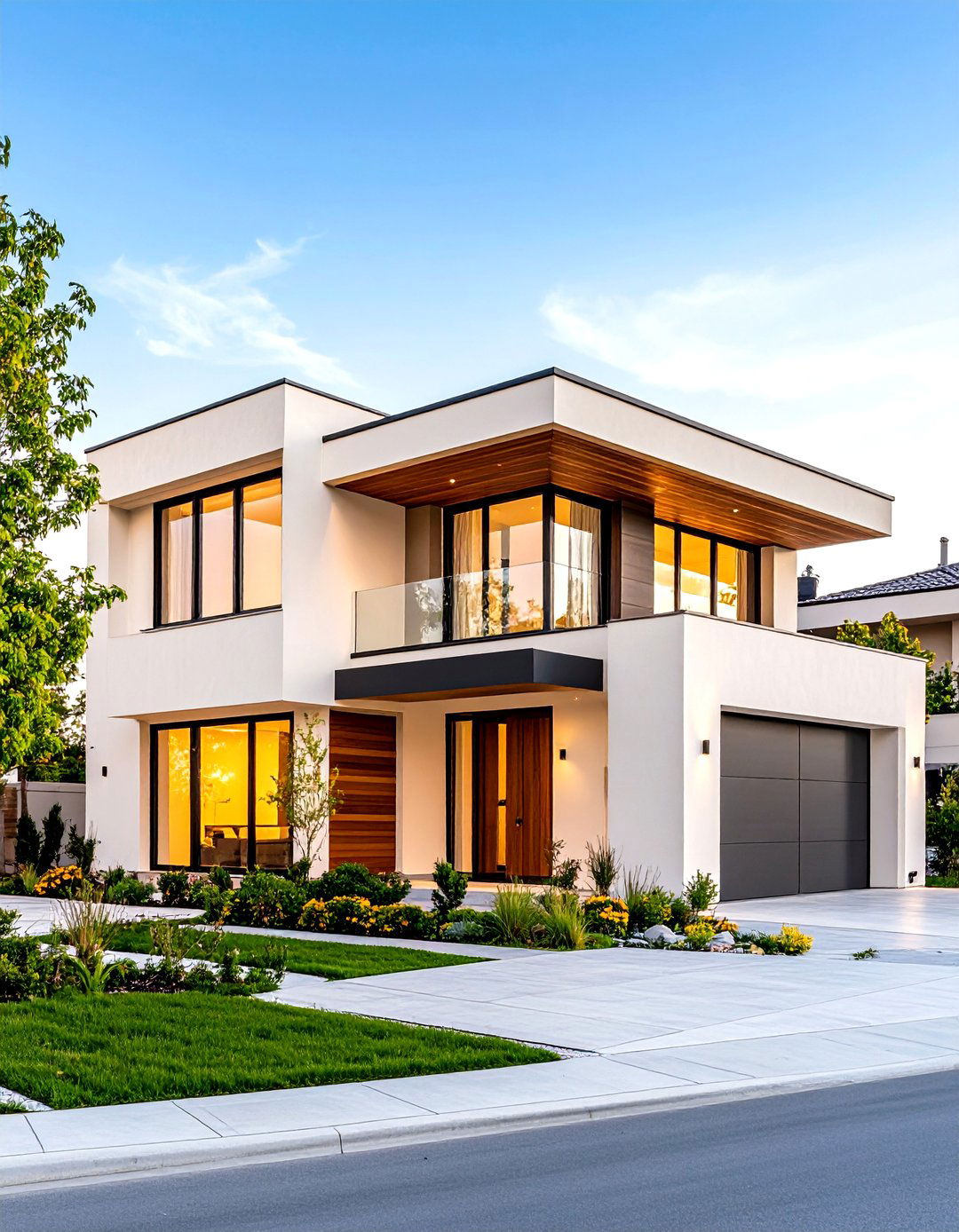 Modern Mediterranean House Exterior with Contemporary Lines - 20 Mediterranean House Exterior Ideas