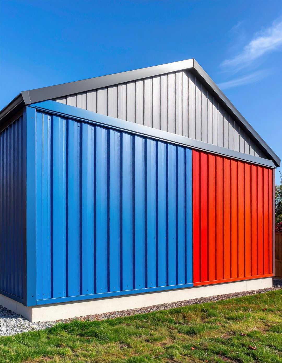 Modern Metal Panel Wainscoting with Industrial Flair - 20 Exterior Wainscoting Ideas