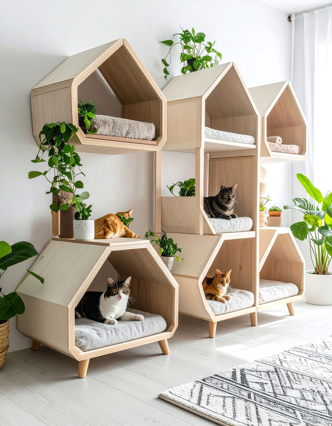 Modern Minimalist Cat Room Design - 20 Cat Room Ideas