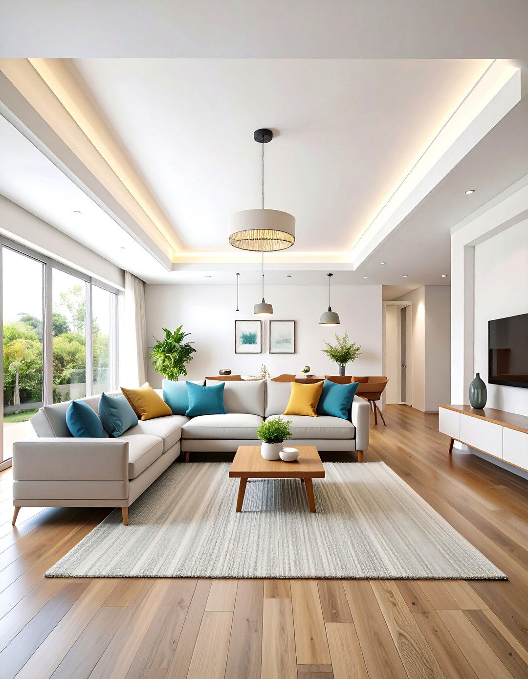 Modern Minimalist Ceiling Trim - 20 Ceiling Trim Ideas