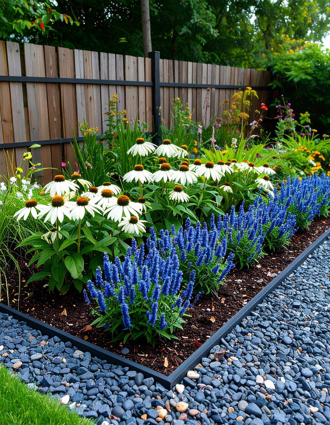 Modern Minimalist Flower Garden Grid - 20 Flower Garden Ideas