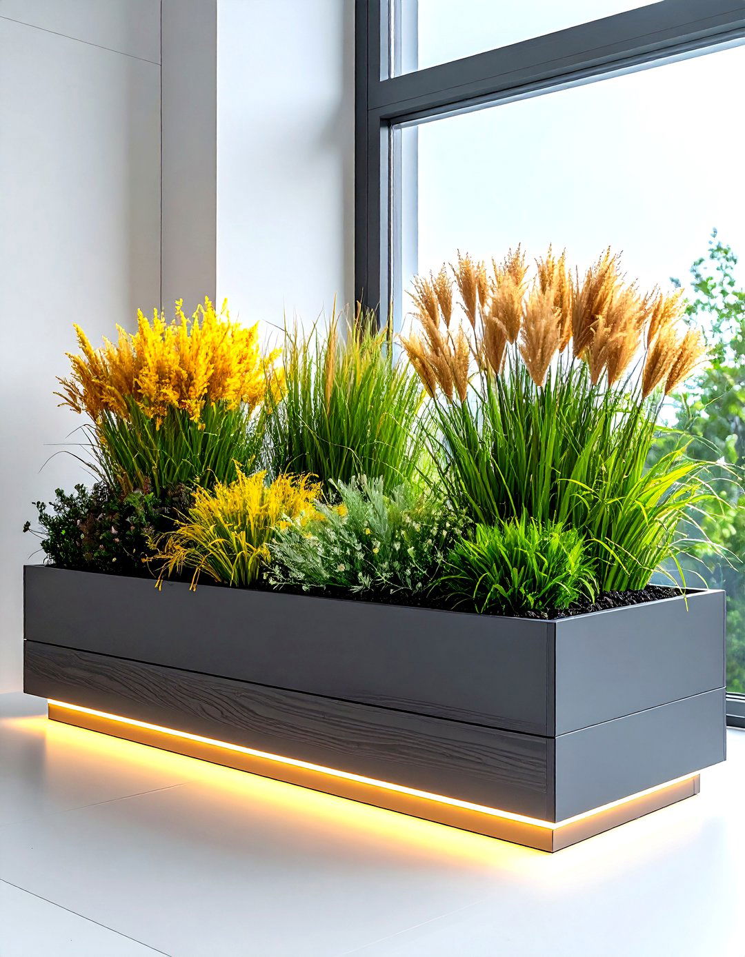Modern Minimalist Grass Box