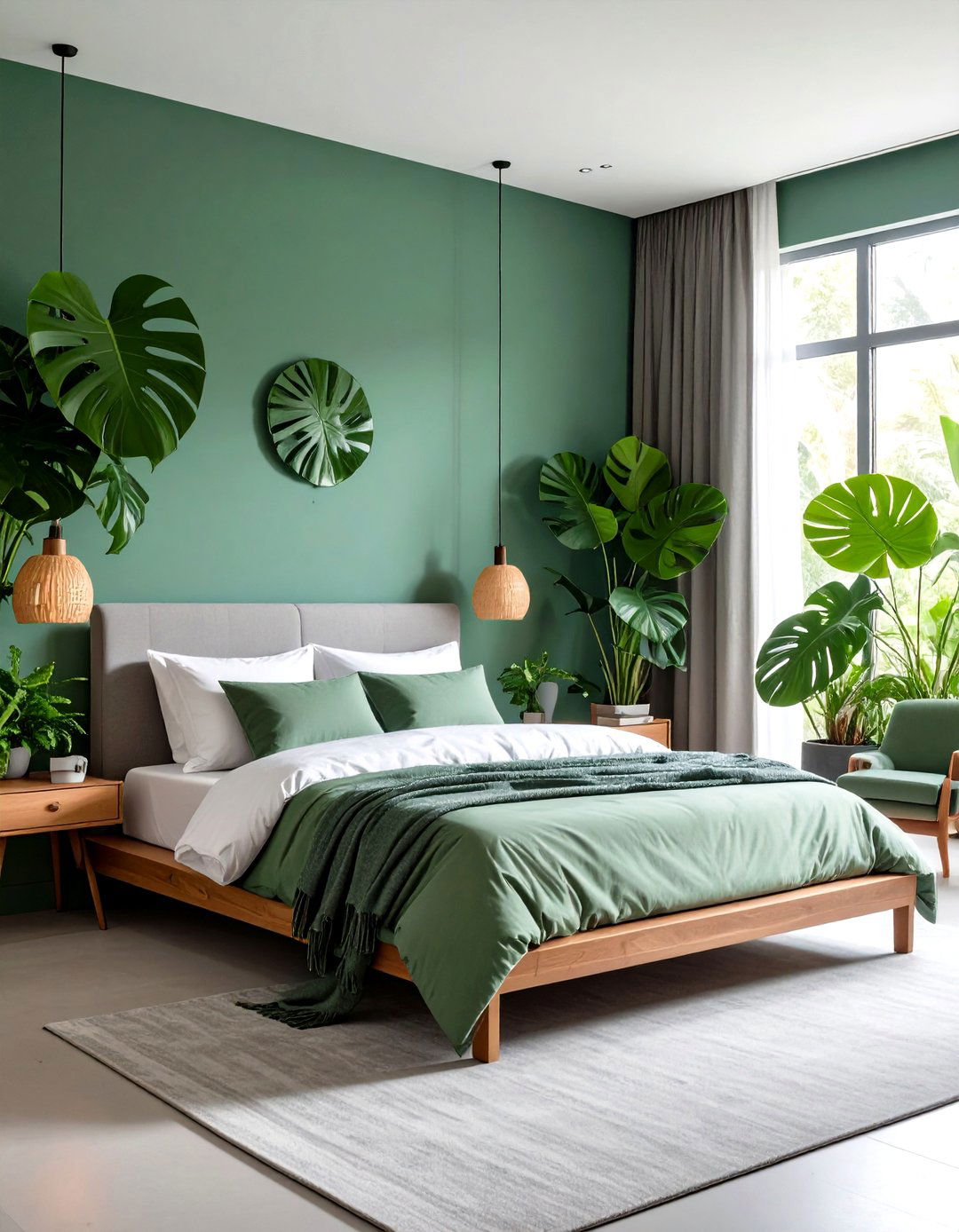 Modern Minimalist Jungle Themed Bedroom - 20 Jungle-themed Bedroom Ideas