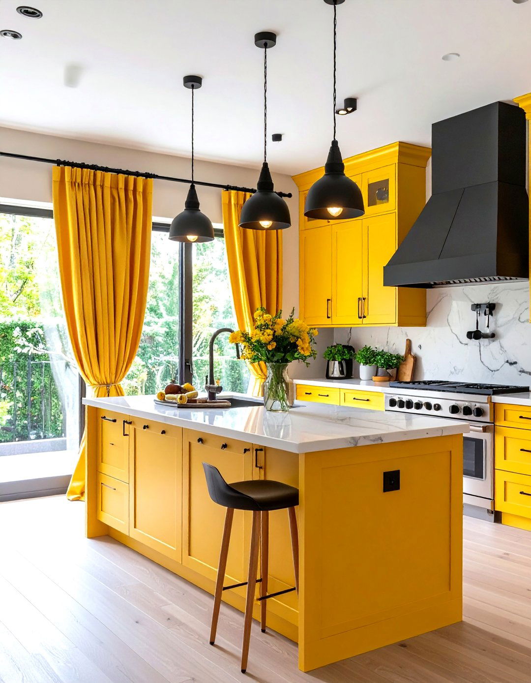 Modern Minimalist Kitchen Curtain Concept - 20 Kitchen Curtain Ideas