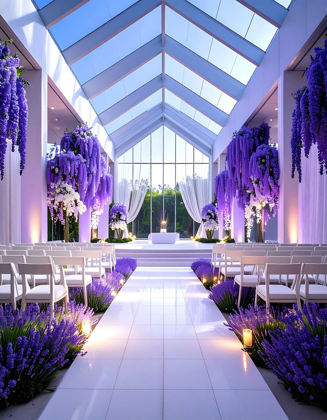 Modern Minimalist Lavender Wedding Chic - 20 Lavender Wedding Ideas