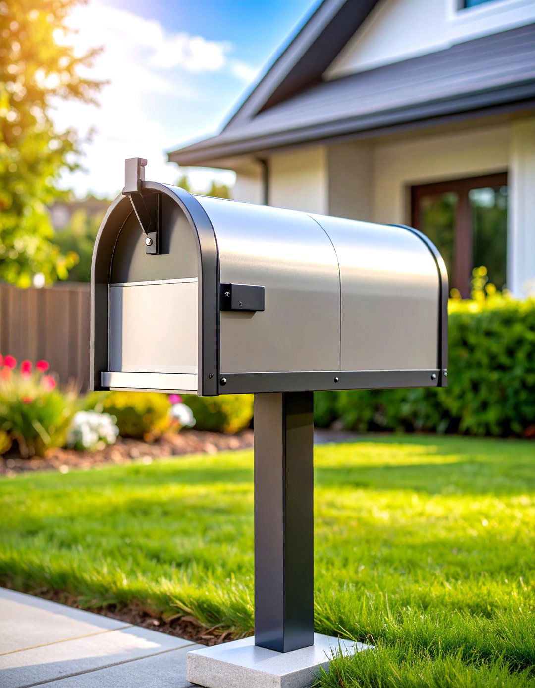 Modern Minimalist Mailbox Decor - 20 Mailbox Decor Ideas