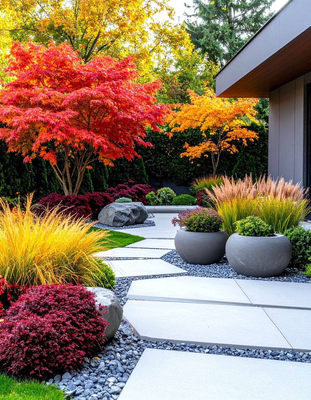 Modern Minimalist Patio Garden - 20 Patio Garden Ideas