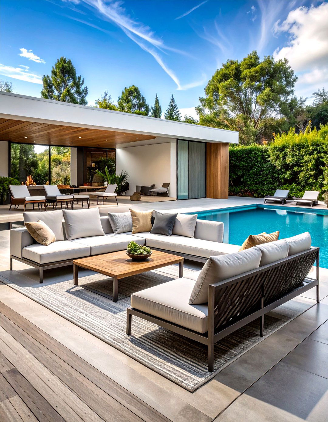 Modern Minimalist Pool Furniture Collection - 20 Pool Furniture Ideas
