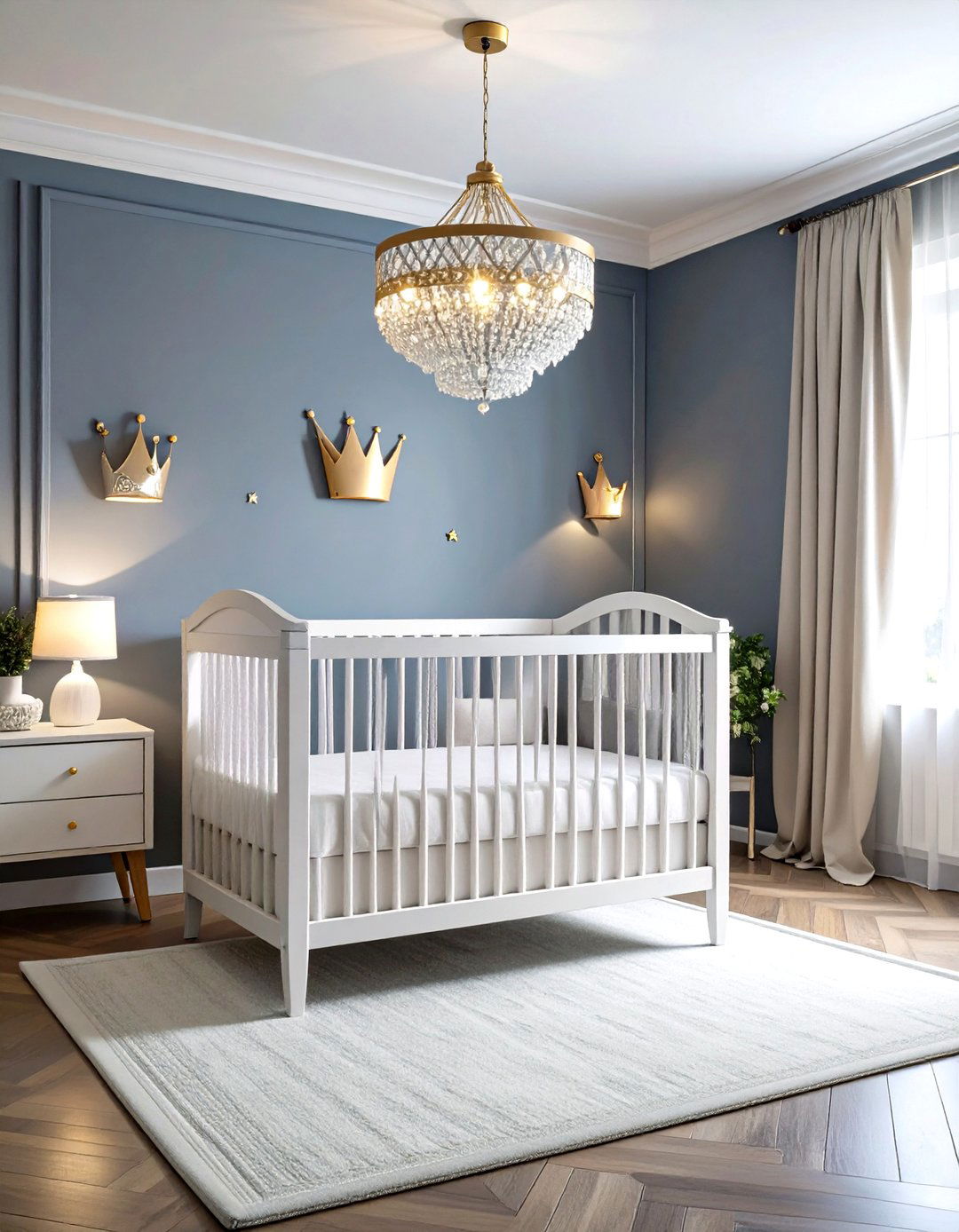 Modern Minimalist Princess Nursery - 20 Princess Nursery Ideas