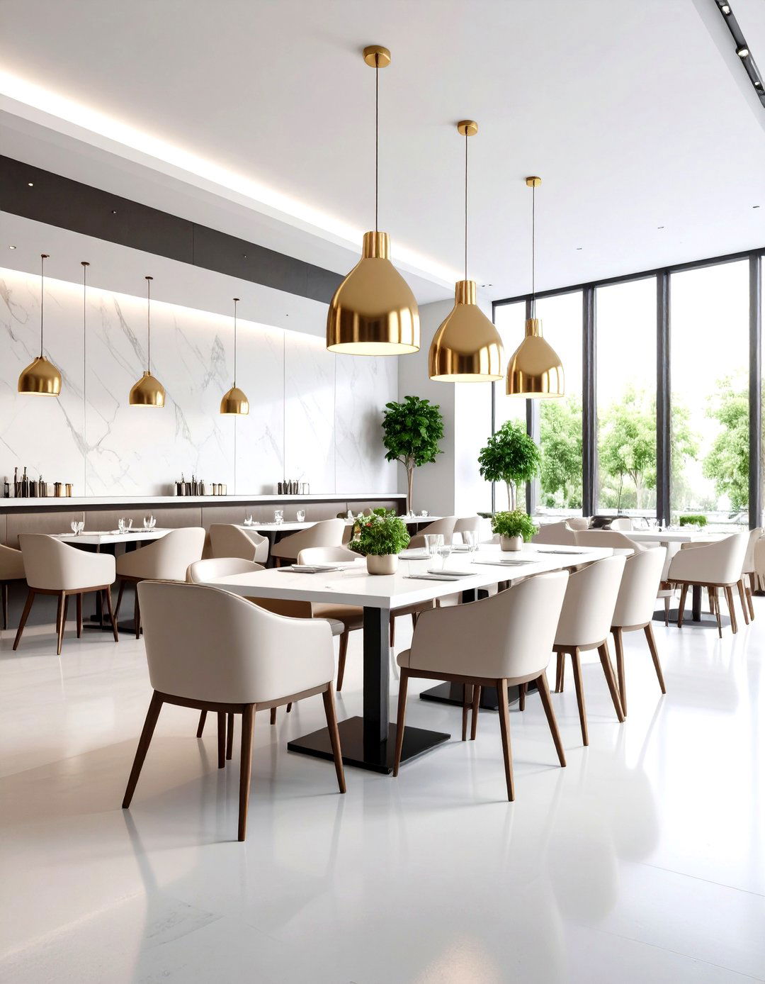 Modern Minimalist Restaurant Interior Design - 20 Restaurant Interior Design Ideas