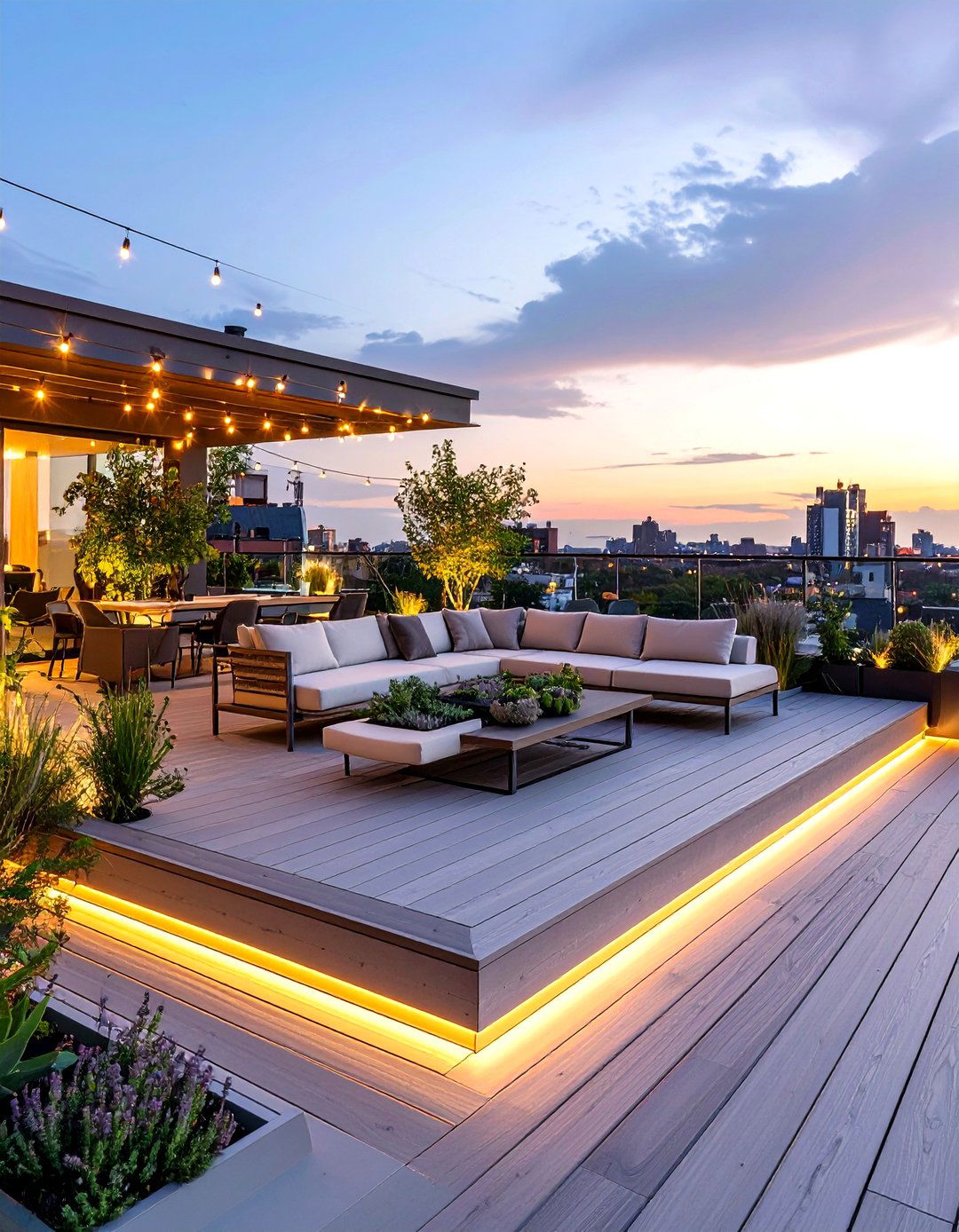 Modern Minimalist Rooftop Deck - 20 Rooftop Deck Ideas