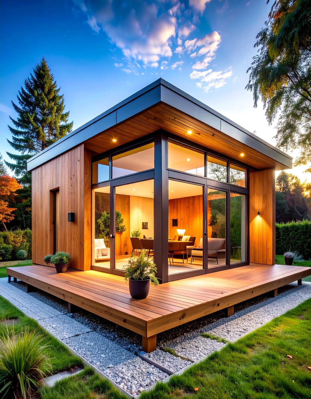 Modern Minimalist Wood Shed Studio - 20 wood shed ideas