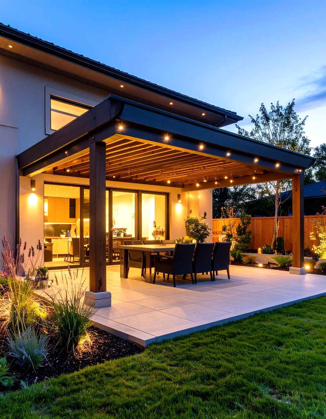 Modern Pergola with Retractable Canopy for Ultimate Covered Patio Flexibility - 20 Covered Patio Ideas