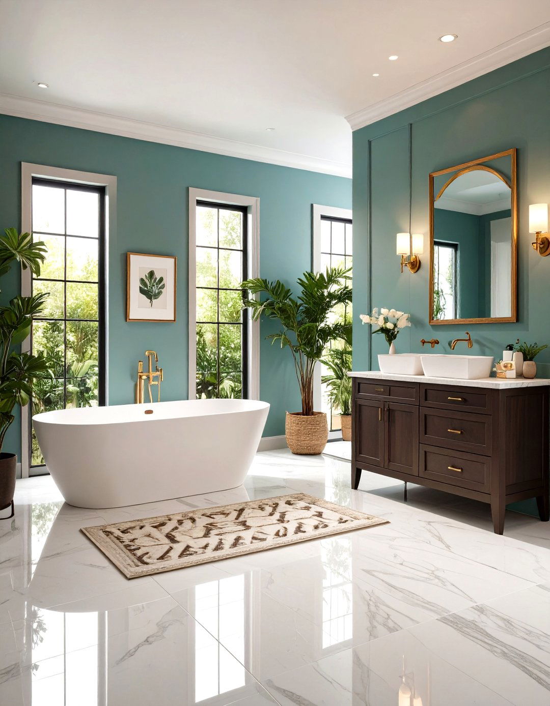 Modern Personalized Art Gallery Bathroom - 20 Modern Bathroom Decor Ideas