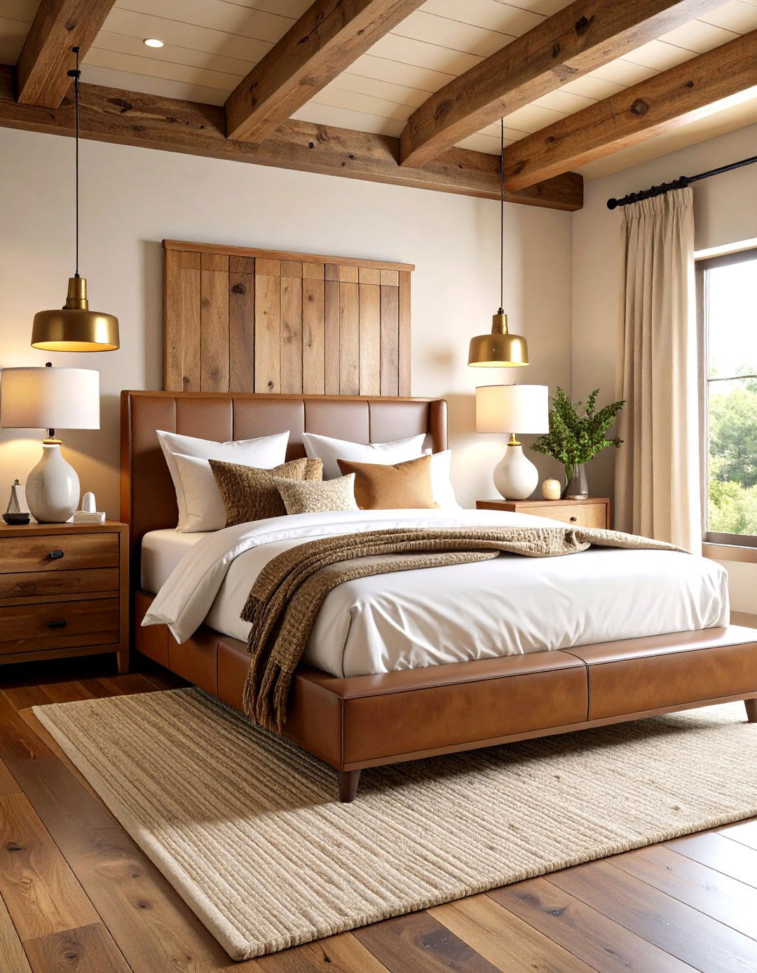Modern Ranch Style Western Bedroom - 20 Western Bedroom Ideas