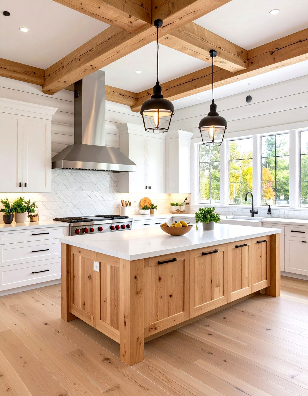Modern Rustic Log Cabin Kitchen Design - 20 Log Cabin Interior Design Ideas