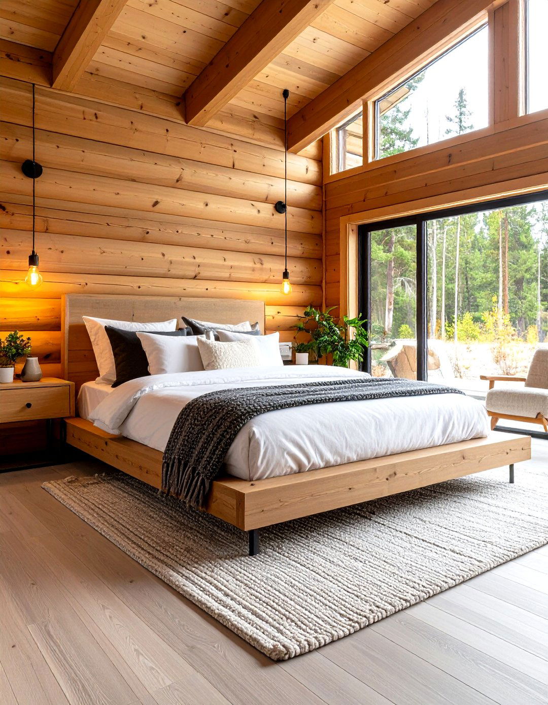 Modern Rustic Retreat - 20 Cabin Bedroom Ideas