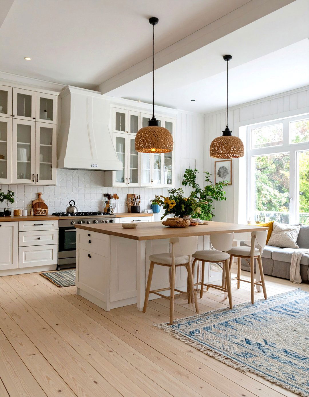 Modern Scandinavian Open Kitchen Living Room - 20 Open Kitchen Living Room Ideas