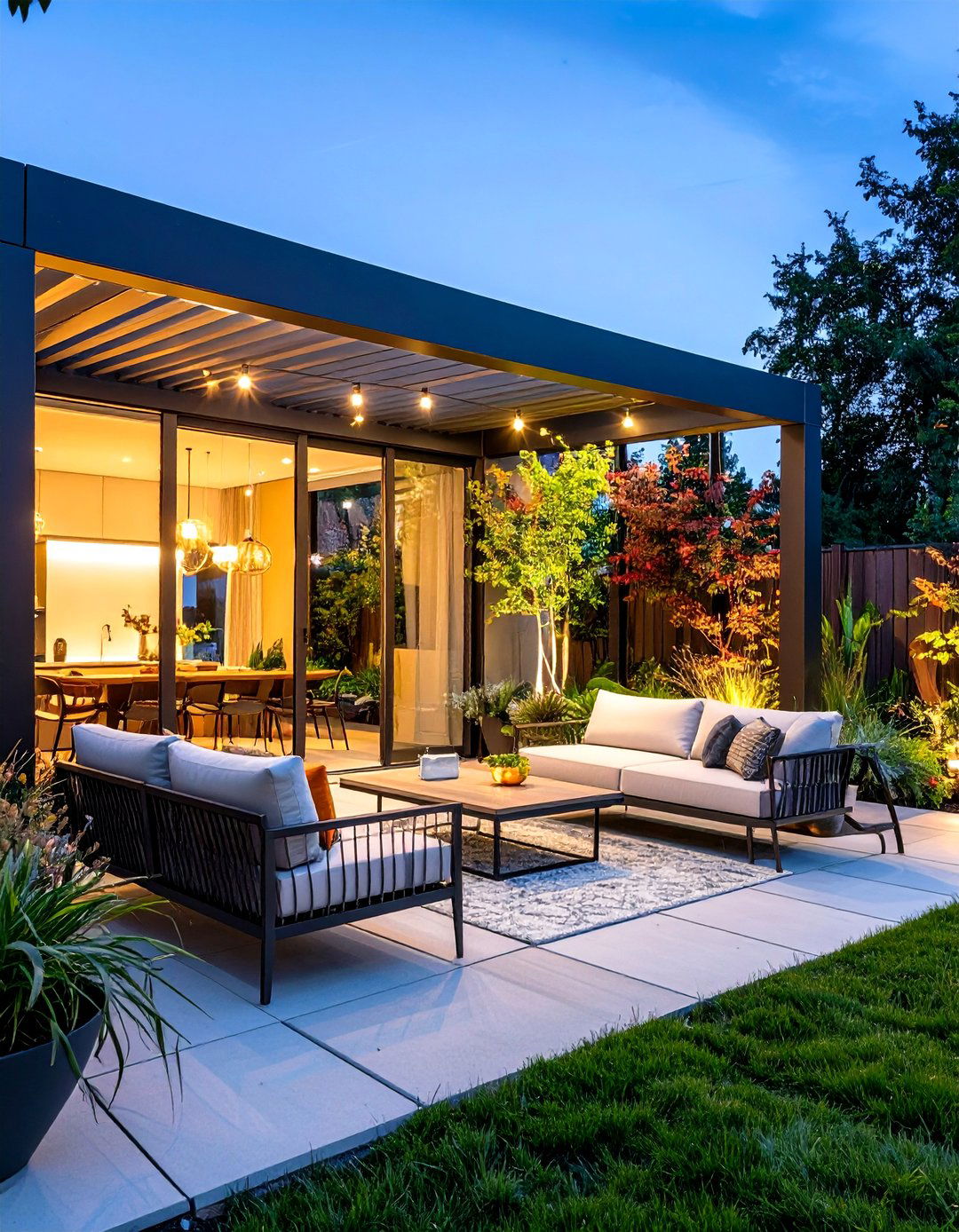 Modern Screen Privacy Patio Design - 20 Privacy Patio Ideas