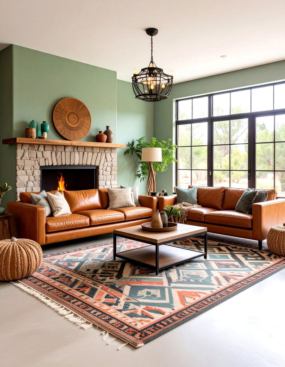 Modern Southwestern Western Living Room - 20 Western Living Room Ideas