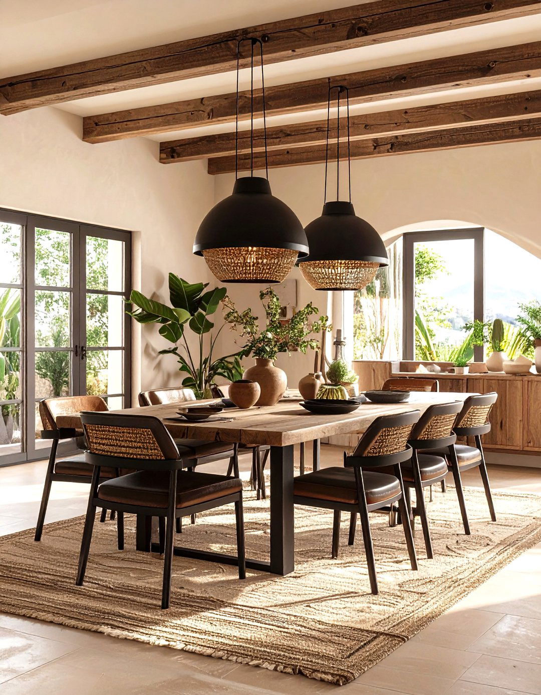 Modern Spanish Minimalist Dining Space - 20 spanish style dining room ideas