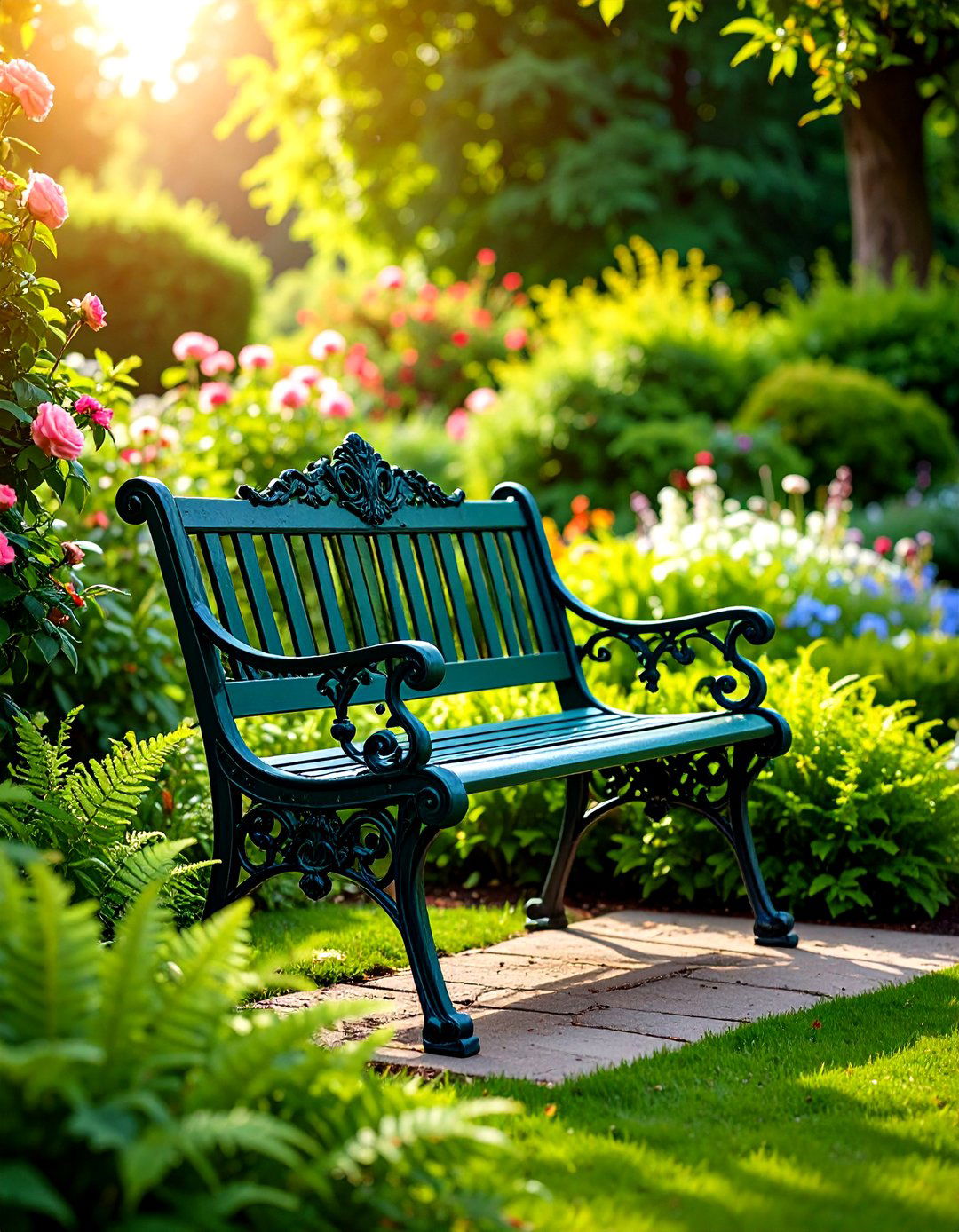 Modern Steel and Ipe Garden Bench - 20 Garden Bench Ideas