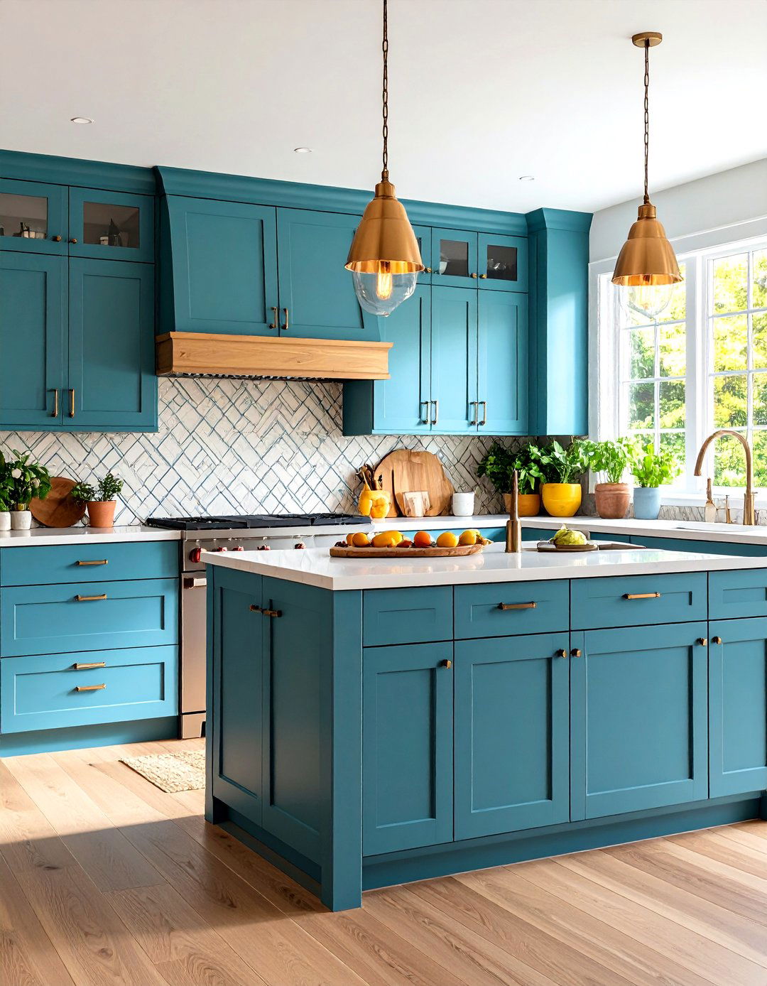 Modern Transitional White Oak Cabinets Kitchen - 20 Kitchens With White Oak Cabinets