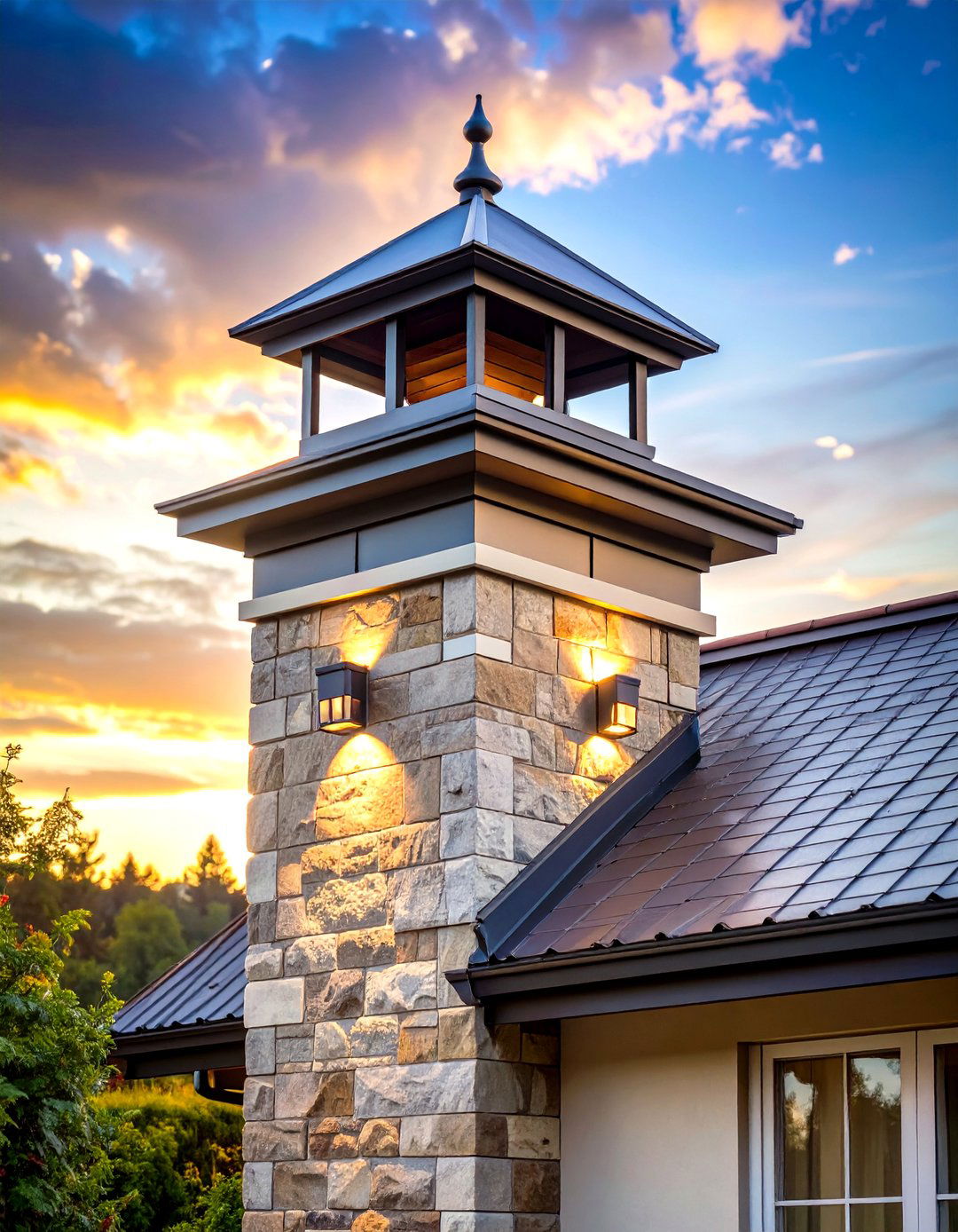 Modern Tudor Exterior Chimney Design Features - 20 Modern Tudor Exterior Inspiration