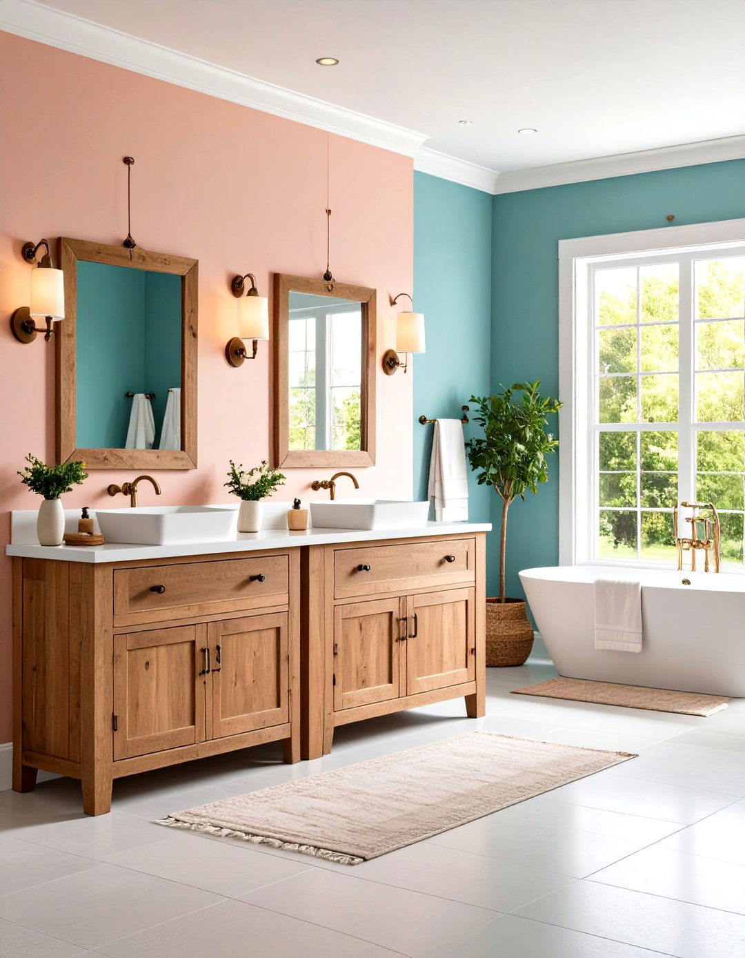 Modern Vintage Contemporary Fusion Bathroom - 20 Modern Bathroom Decor Ideas