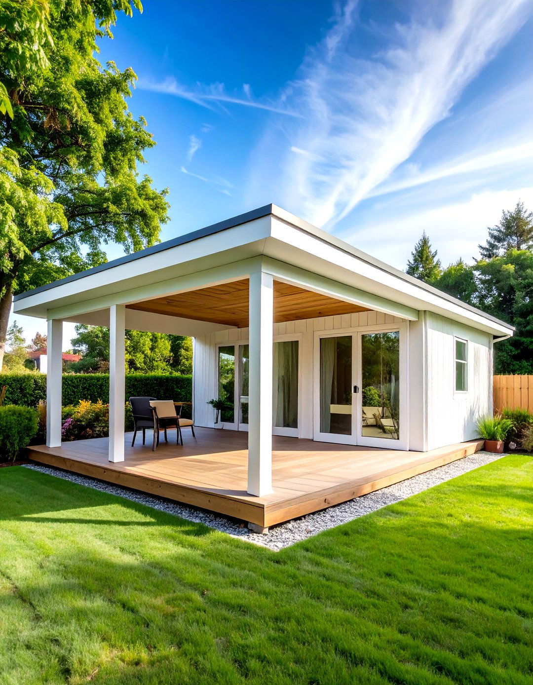 Modern Vinyl Outdoor Pavilion - 20 Outdoor Pavilion Ideas