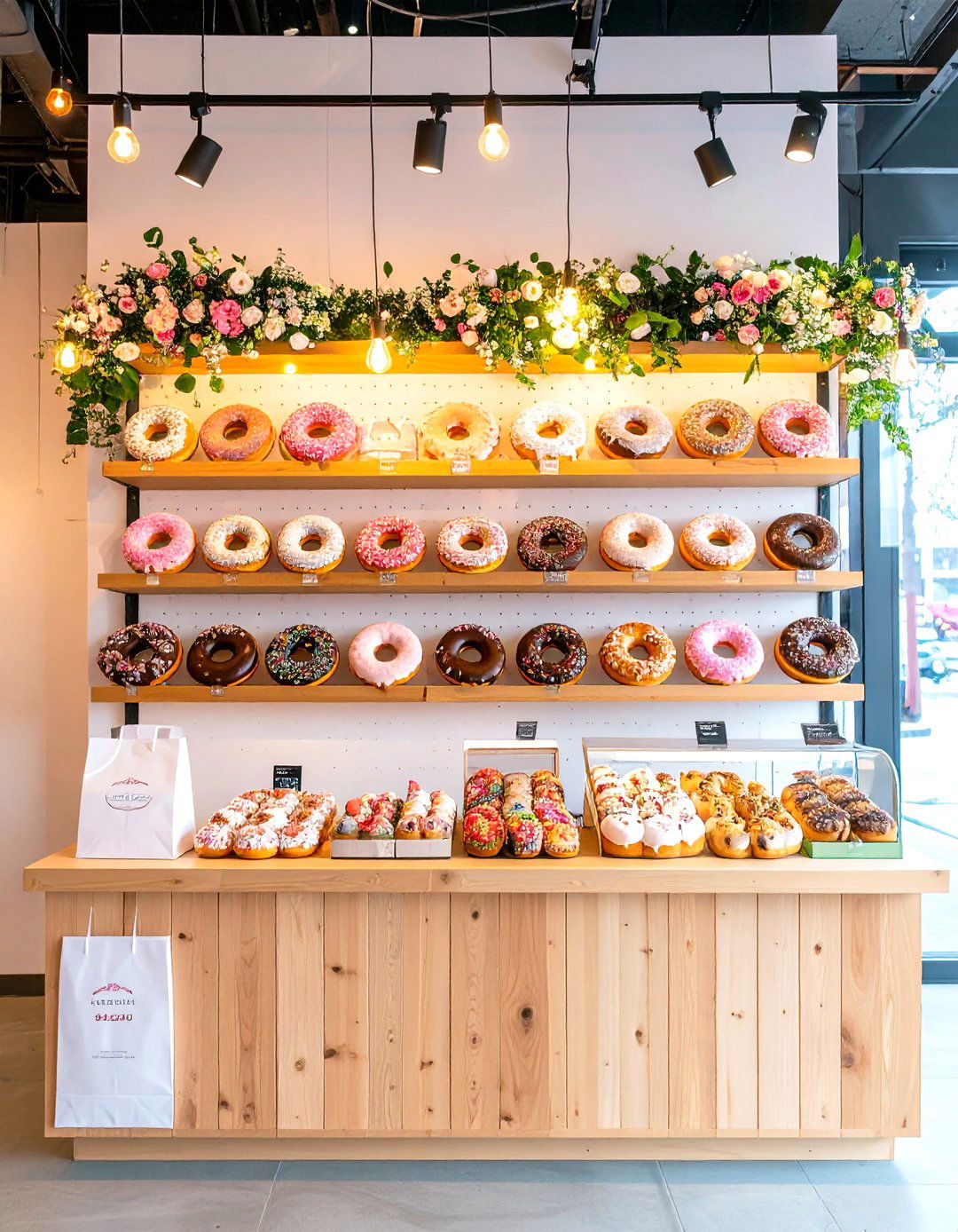 Modern Wedding Dessert Donut Wall Spectacular - 20 Wedding Dessert Ideas