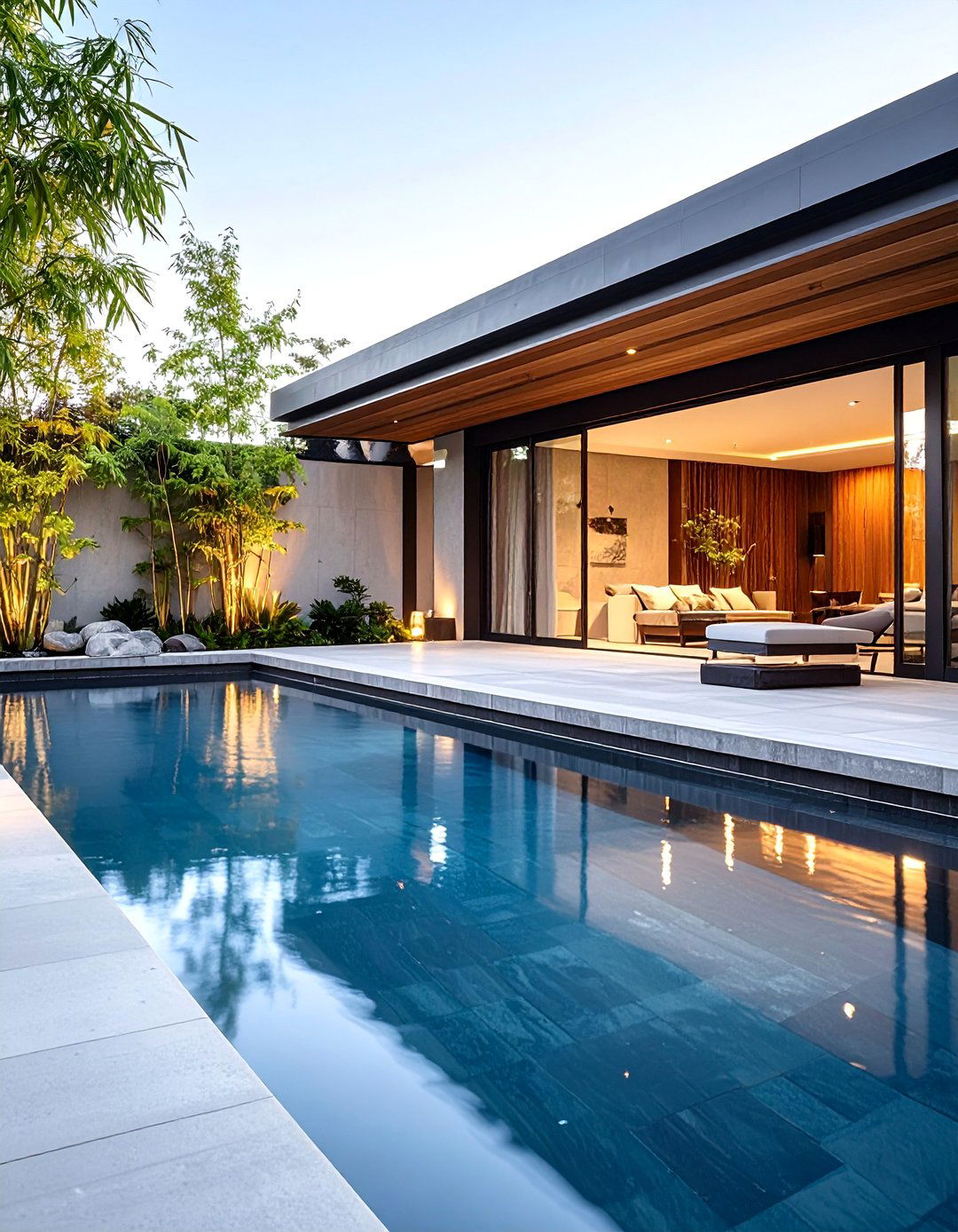 Modern Zen Lagoon Pool Design - 20 Lagoon Pool Design Ideas